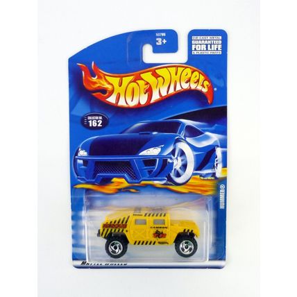 Hot Wheels Hummer #162 Yellow Die-Cast Car 2001