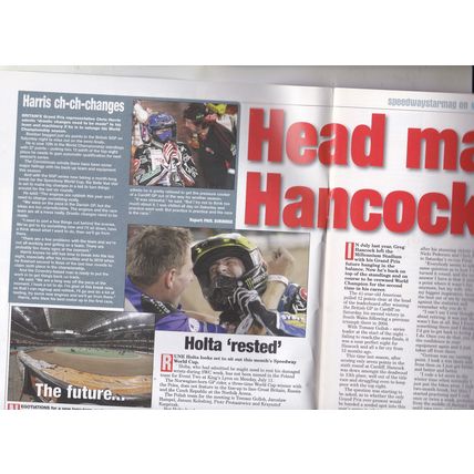 Speedway Star : July 2, 2011. British GP. Workington team photo