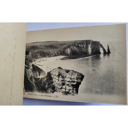 Postcards Etretat, Normandy, France. Book of 12. Unposted