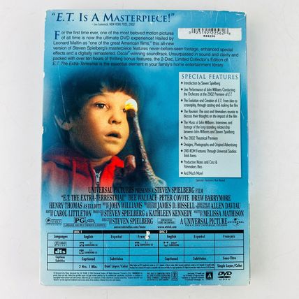 E.T. The Extra-Terrestrial 2-Disc Limited Collector's Edition DVD
