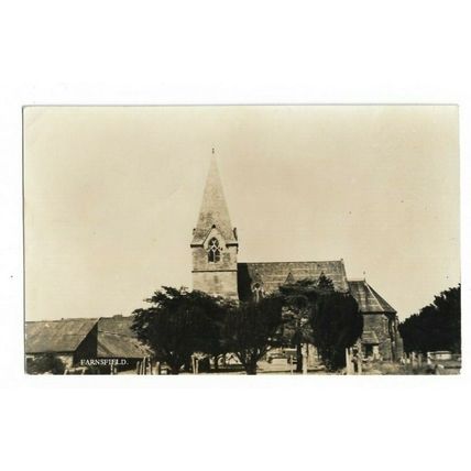 Farnsfield Church, Nottinghamshire, RP Postcard.