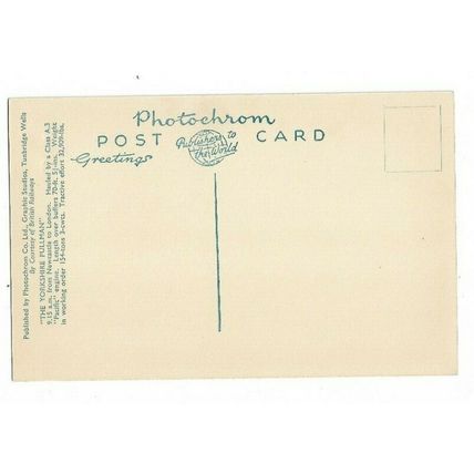 Yorkshire Pulman (E Region), 9.15am Newcastle To London, Rail Postcard