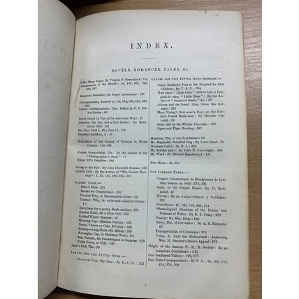 RARE* 1863 "SHARPE'S LONDON MAGAZINE" VOL 22 ANTIQUE ILLUSTRATED BOOK (T5)