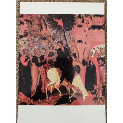 Christ's Entry Info Jerusalem, Moscow Master, Z 1490/1, Postcard, 1980s