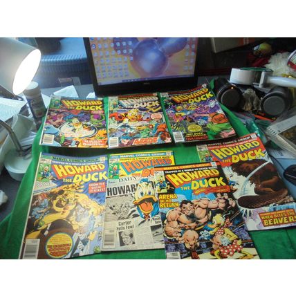 HOWARD THE DUCK LOT! Issues 5, 7, 8, 9, 10, 14 & 18! 1976-78! $65.00 Shipped!!