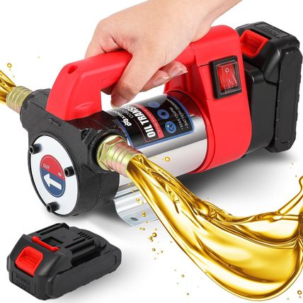 Mxmoonant 12GPM Cordless Diesel Transfer Pump, Electric Oil Change Pump, Portabl
