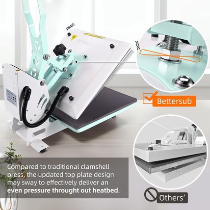Bettersub Heat Press 15X15 Inch Digital Heat Press Machine, Slide Out Industrial
