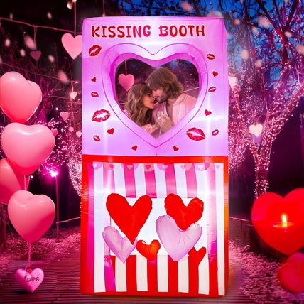 Ourwarm 7FT Valentines Day Inflatable, Valentine Inflatables Outdoor Decorations