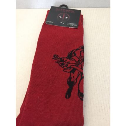 NEW Marvel Deadpool Unisex Crew Socks Size 6-12