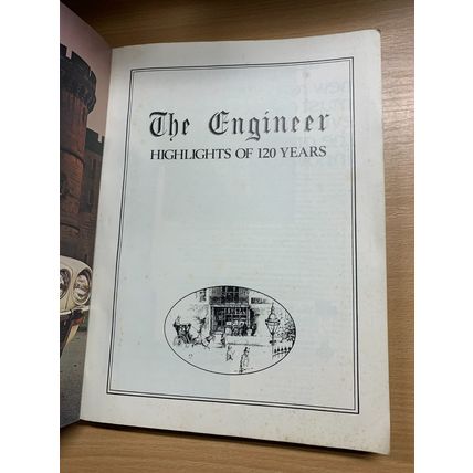 1976 "THE ENGINEER [MAGAZINE] - HIGHLIGHTS OF 120 YEARS" 1kg MAGAZINE BOOK (P6)