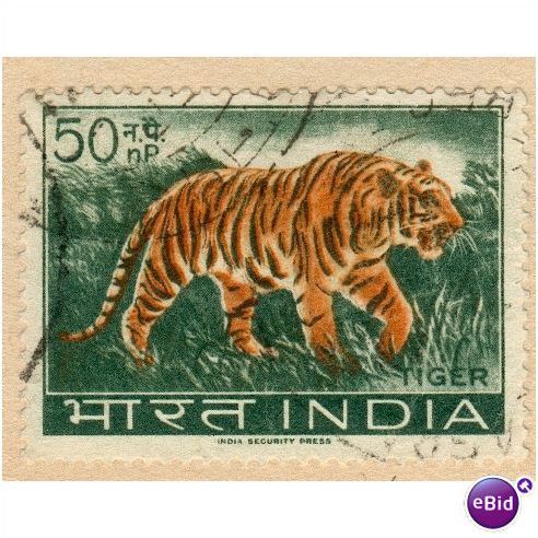 India 1963 - SG 475 - Tiger 50np - used