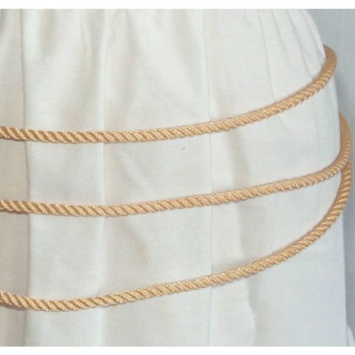 Vintage 1970 Gold 3 Strand Cord Belt Size 24.5 To 28" Womens New