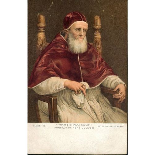 Vintage Postcard - Art Card - Misch & Stock's 'Acadamy Series' - Pope Julius 11