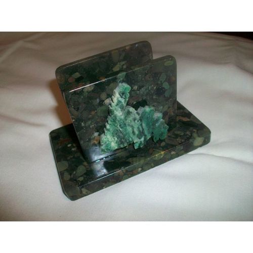 NEWFOUNDLAND GRANITE NAPKIN HOLDER,HAND MADE,MAP