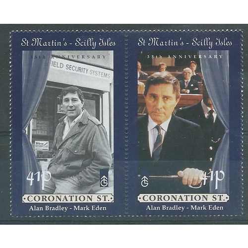 LOCAL 1995 SE~TE PAIR 41P ' 35TH ANN OF CORONATION STREET'(2v) (EBID38-782a)