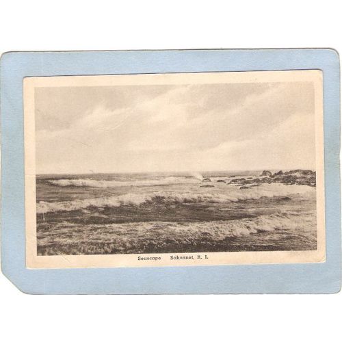 Rhode Island Sakonnet Postcard Seascape~1131