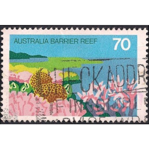 AUSTRALIA, Great Barrier Reef, blue 1976, 70c