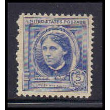 862 5c Louisa Alcott Fine MNH KA4043