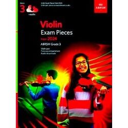 Abrsm Exam Pieces Violin Exam Pieces From 2024, Abrsm Grade 3, Violin Part, Pian