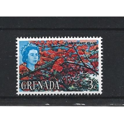 Grenada.SG233 3c Flamboyant Plant.Mounted Mint.Apr25
