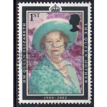 GB 2002 Queen Mother's Commemoration - Queen Elizabeth, Queen Mother 1st Used