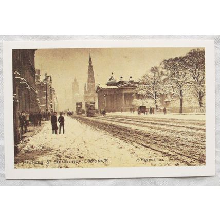 c.1980s PC Snow on Princes St Edinburgh, c.1907