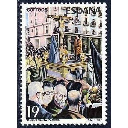 España. 1987. Mi # 2777. Popular Festivals. Holy Week in Zamora