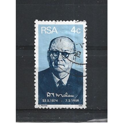 SouthAfrica.Birth Centenary of Dr.D.F. Malan(Prime Minister) stamp.F/Used.Sep25b