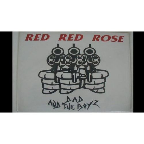 SS Sealed Dad And The Boys RED RED ROSE 1980's PUNK ROCK LP Vinyl Disc RECORD