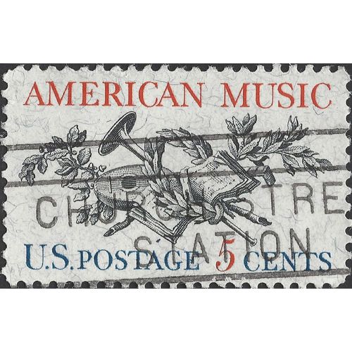 USA, MUSIC, American Music, yellow 1964, 5c