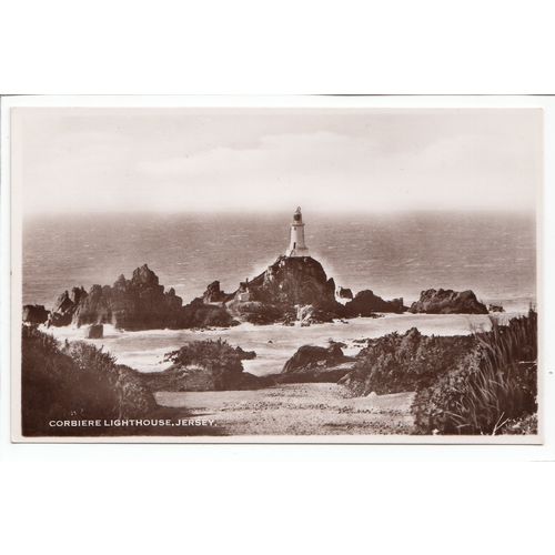 La Corbiere Lighthouse Jersey RP Postcard JE37