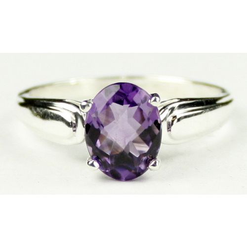 Amethyst, 925 Sterling Silver Ring, SR058