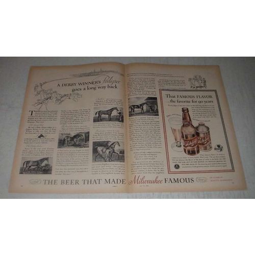 1939 Schlitz Beer Ad - A Derby Winner's Pedigree