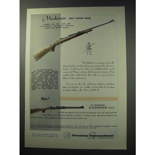 1964 F.I. Ad - Musketeer Rifle and Carbine