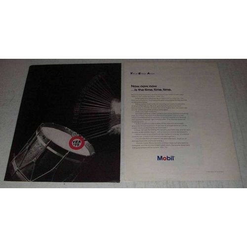 1975 Mobil Oil Ad - Now, Now, Now