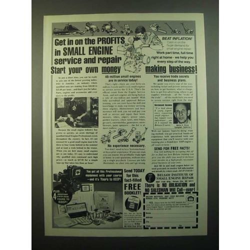 1980 Belsaw Institute Ad - Get in on the Profits