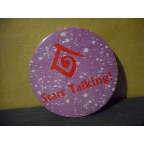Start Talking Pinback