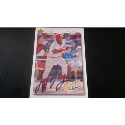 1992 Upper Deck Minors Card # 268 Troy O'Leary Autograph 202009271150 El Paso