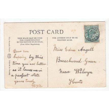 Parish Church Luton Postcard 1904 Bedfordshire The Wrench Series 5978