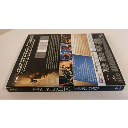 Riddick The Complete Collection (Blu-ray) Slipcover-NEW-Box Shipping
