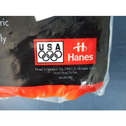 VTG Hanes Briefs 2X (46-48) 1995 USA Made Sealed Men's NOS'96 Olympics promo