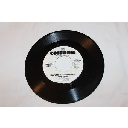 Billy Joel Promo 45 Featuring Ray Charles-BABY GRAND STEREO