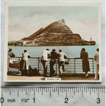 1939 Gallaher's Scenes from the Empire 9 Gibraltar