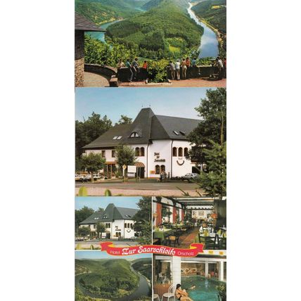 Hotel Zur Saaschleife Mettlach Orscholz 3x German Postcard s
