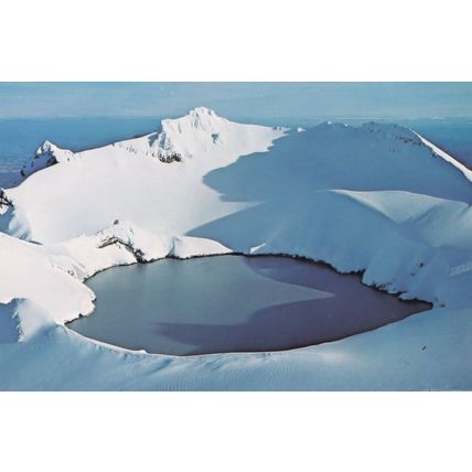 Crater Lake Mount Ruapehu Tongariro National Park New Zealand Postcard