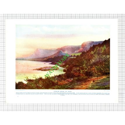 Glencar Lough Co Sligo Ireland M C Green - 1920's Print