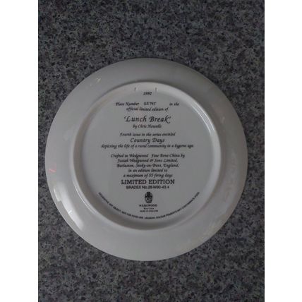 Bradford Exchange - Country Days Collection - Lunch Break