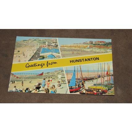 1970s Postcard - Hunstanton scenes / multi view - Norfolk