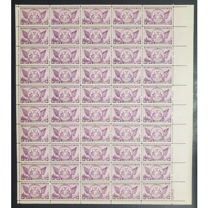 775, MNH 3¢ Michigan Centenary Sheet of 50 Postage Stamps * Stuart Katz