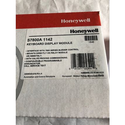 NEW honeywell S7800 A 1142 KEYBOARD DISPLAY MODULE english,S7800A1142,CV